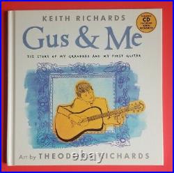 KEITH RICHARDS SIGNED BOOK AND CD GUS & ME WITH JSA COA LOA Rolling Stones psa