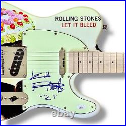 KEITH RICHARDS Signed Guitar Custom JSA COA THE ROLLING STONES LET IT BLEED