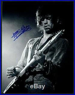 KEITH RICHARDS The Rolling Stones Signed Autographed 11 x 14 Photo PSA DNA Nice