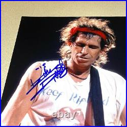 KEITH RICHARDS signed autographed 11X14 PHOTO THE ROLLING STONES BECKETT BAS LOA