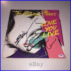 KEITH RICHARDS signed autographed LOVE YOU LIVE ALBUM ROLLING STONES PSA/DNA LOA