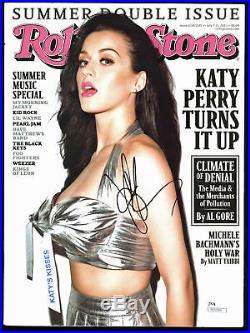 Katy Perry Authentic Signed 2011 Rolling Stone Magazine Autographed JSA #N55980