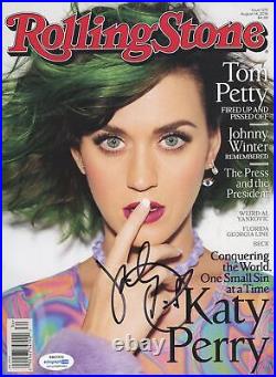 Katy Perry Autographed Signed Rolling Stone Magazine Sexy ACOA RACC