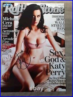 Katy Perry Rolling Stone Signed 12 X 8 Autographed Stunning Photo. Real