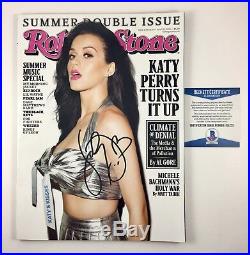 Katy Perry Sexy Signed Autographed Rolling Stone Magazine 2011 Beckett COA