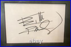 Keith Richard's Signed Autograph Piece Rolling Stones Autographed