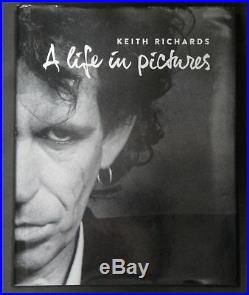 Keith Richards Autographed Hand Signed Book Life of Pictures Rolling Stones GA