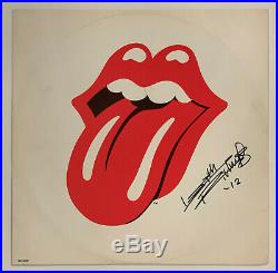 Keith Richards Autographed Rolling Stones vinyl Album Sleeve signed Beckett BAS