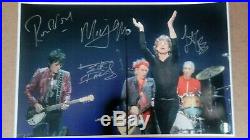 Keith Richards Autographed/Signed Photo 11x17 WithCOA & #d Hologram Rolling Stones