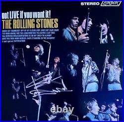 Keith Richards Autographed The Rolling Stones Got Live If You Want It Vinyl