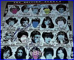 Keith Richards, Charlie Watts, Ronnie Wood Rolling Stones Autographed Some Girls
