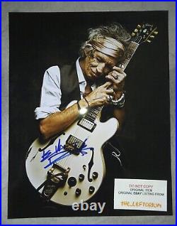 Keith Richards Hand Signed Autograph 11x14 Photo COA The Rolling Stones