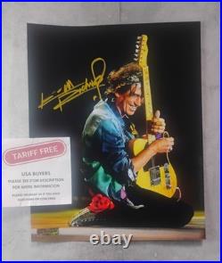 Keith Richards Hand Signed Autograph 8x10 Photo COA Rolling Stones