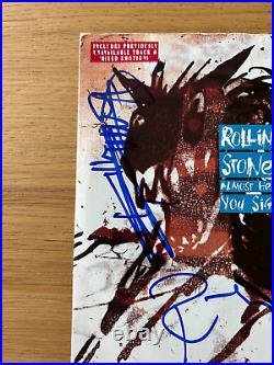 Keith Richards Hand Signed Autographed Rolling Stones 7 Vinyl Keith & Ronnie