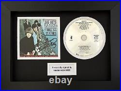 Keith Richards Hand Signed CD Cover In A4 The Rolling Stones Framed Display