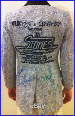 Keith Richards Mick Jagger Autographed The Rolling Stones Tour Jacket Tux Coat