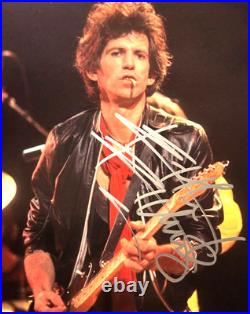 Keith Richards (ROLLING STONES) Signed Original 8x10 Authentic Autograph withCOA