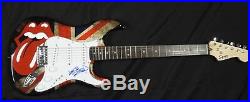 Keith Richards Rolling Stones Autograph Signed Guitar Fender Strat Epperson JSA