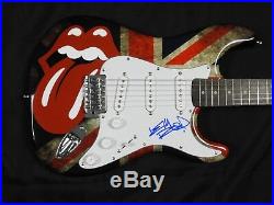 Keith Richards Rolling Stones Autograph Signed Guitar Fender Strat Epperson JSA