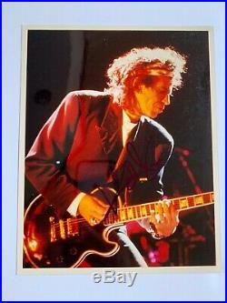 Keith Richards Rolling Stones Autographed 8 x 10 Photograph With JSA LOA