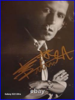 Keith Richards Rolling Stones Autographed Calender Page