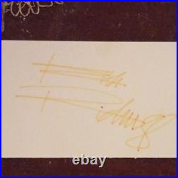 Keith Richards Rolling Stones Biography Cardboard Autograph