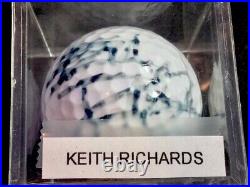 Keith Richards Rolling Stones Guitarist Coa Autograph Signature Golf Ball