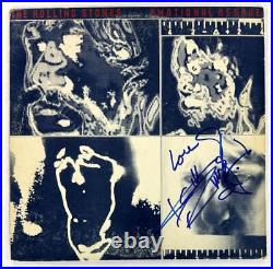 Keith Richards Rolling Stones Signed Autograph Album Record Emotional Rescue BAS