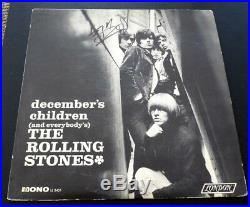 Keith Richards Rolling Stones Signed Autographed Decembers LP Beckett Certified