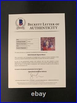 Keith Richards Rolling Stones Signed It's Only Rock And Roll Album BAS COA LOA