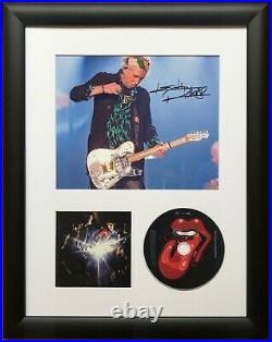 Keith Richards / Rolling Stones / Signed Photo / Autograph / Framed / COA