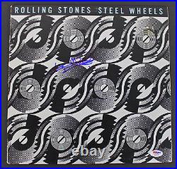 Keith Richards Rolling Stones Signed'Steel Wheels' Album Cover PSA/DNA #AB08109