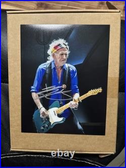 Keith Richards Rolling Stones autographed 8x10 photo with COA