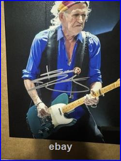 Keith Richards Rolling Stones autographed 8x10 photo with COA