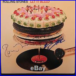 Keith Richards & Ronnie The Rolling Stones Signed Autograph Record JSA Album