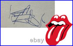 Keith Richards Signature, Rolling Stones Signed Autograph. JSA