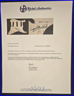 Keith Richards Signed Autograph Pickguard Stratocaster Guitar Rolling Stones