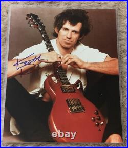 Keith Richards Signed Autographed Photo The Rolling Stones