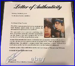 Keith Richards Signed Autographed Rolling Stones Black And Blue Album Vinyl PSA