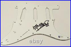 Keith Richards Signed Autographed Rolling Stones Strat Guitar Pick Guard BECKETT