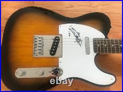 Keith Richards Signed Fender Guitar Coa Proof! Rolling Stones Autographed