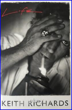 Keith Richards Signed Life 1st Edition Hardback ACG Authenticated AG15589