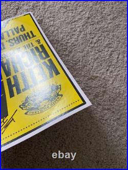 Keith Richards Signed Live At The Palladium 7.5 X 12 Poster Rolling Stones Bas