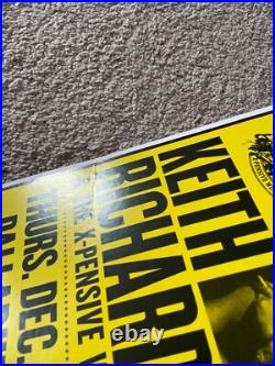 Keith Richards Signed Live At The Palladium 7.5 X 12 Poster Rolling Stones Bas