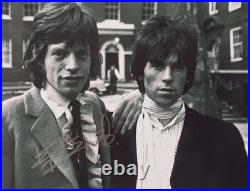 Keith Richards Signed Photo With COA Mick Jagger The Rolling Stones Autograph
