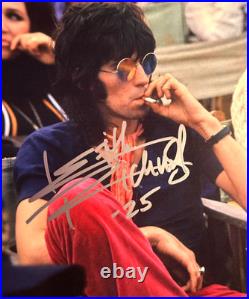 Keith Richards Signed (ROLLING STONES) 8x10 Original Authentic Autograph withCOA