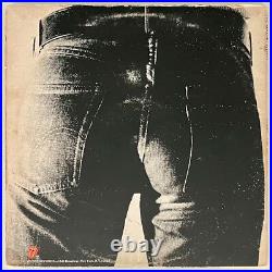 Keith Richards Signed Rolling Stones Sticky Fingers Vinyl Record Epperson COA