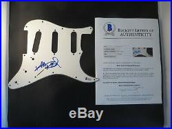 Keith Richards Signed Strat Guitar Pickguard BAS COA LOA Autograph Rolling Stone