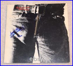 Keith Richards Signed The Rolling Stones'sticky Fingers' Record Album Coa Proof