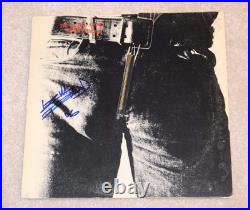 Keith Richards Signed The Rolling Stones'sticky Fingers' Record Album Coa Proof